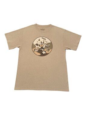 Nintendo Pokemon GO Men's Safari Zone T-shirt  w/Pokeball Logo Brown Sz M *Read*